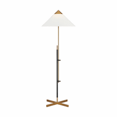 Kelly Wearstler Franklin 1-LT Floor Lamp - Burnished Brass - KT1291BBSBNZ1