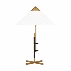 Kelly Wearstler Franklin 1-LT Table Lamp - Burnished Brass - KT1281BBSBNZ1