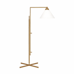 Kelly Wearstler Franklin 1-LT Task Floor Lamp - Burnished Brass - KT1301BBS1