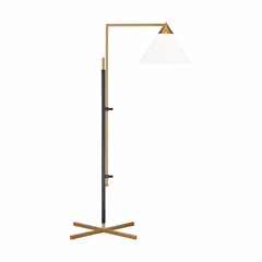 Kelly Wearstler Franklin 1-LT Task Floor Lamp - Burnished Brass - KT1301BBSBNZ1