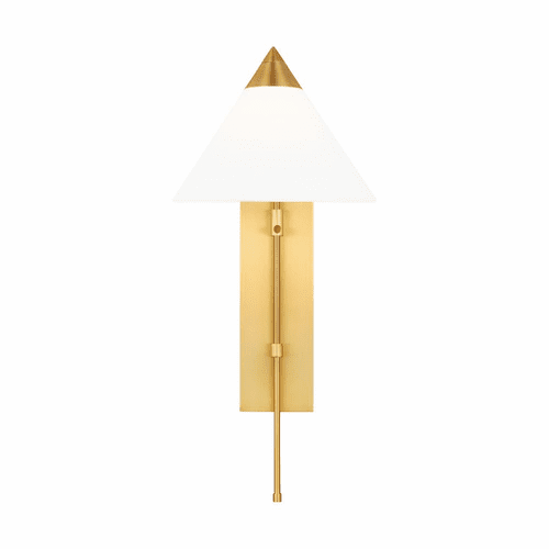 Kelly Wearstler Franklin 1-LT Wall Sconce - Burnished Brass - KWL1121BBS