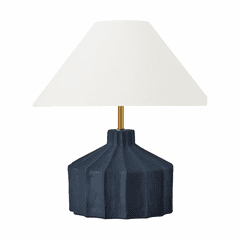 Kelly Wearstler Veneto 1-LT Medium Table Lamp - Matte Blue Wash - KT1321MMBW1