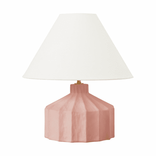 Kelly Wearstler Veneto 1-LT Small Table Lamp - Dusty Rose - KT1331DR1