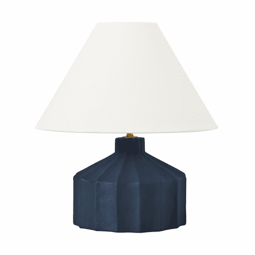 Kelly Wearstler Veneto 1-LT Small Table Lamp - Matte Blue Wash - KT1331MMBW1