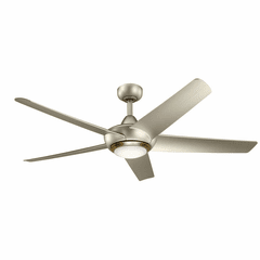 Kichler 1-LT LED 52" Kapono Fan - Brushed Nickel - 330089NI