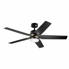 Kichler 1-LT LED 52" Maeve Fan - Satin Black - 300059SBK