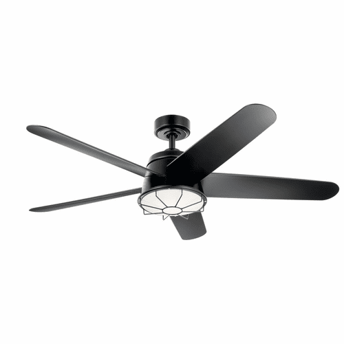 Kichler 1-LT LED 54" Daya Fan - Satin Black - 310072SBK