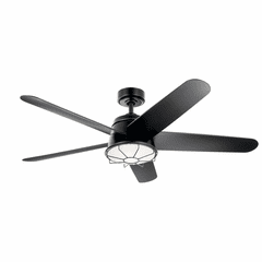 Kichler 1-LT LED 54" Daya Fan - Satin Black - 310072SBK