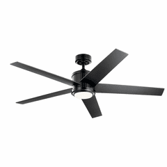 Kichler 1-LT LED 56" Brahm Fan - Satin Black - 300044SBK