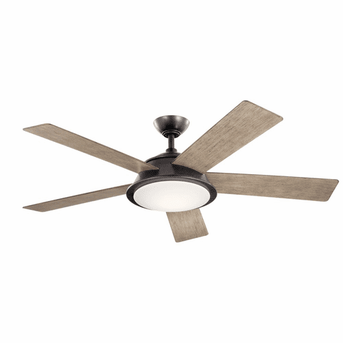 Kichler 1-LT LED 56" Verdi Fan - Anvil Iron - 310100AVI