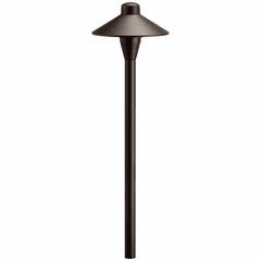 Kichler 1-LT Traditonal Path - Textured Architectural Bronze - 15478AZT