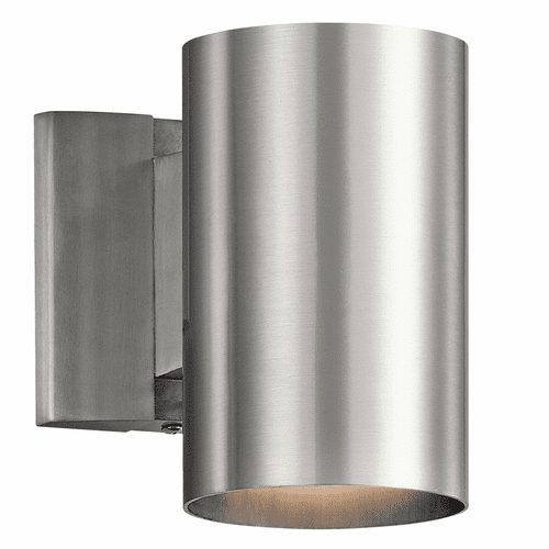 Kichler 1-LT Wall Cylinder - Brushed Aluminum - 9234BA