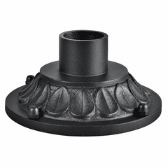 Kichler 10" x 4.75" Pedestal Mount - Black - 9540BKT