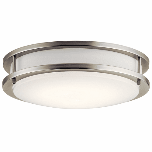Kichler 11.75" LED Flush Mount - Brushed Nickel - 10784NILED