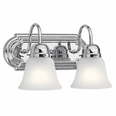 Kichler 12.25" 2-LT Vanity Light - Chrome - 5336CHS