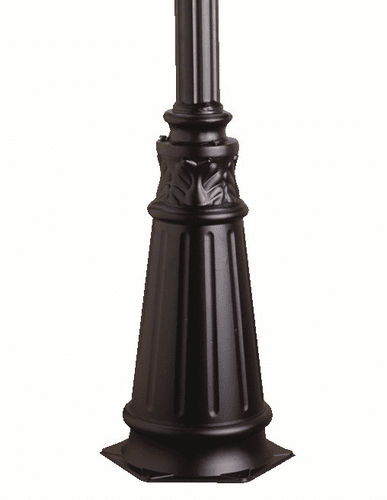 Kichler 12.75" x 72" Cast Aluminum Post - Black - 9510BK