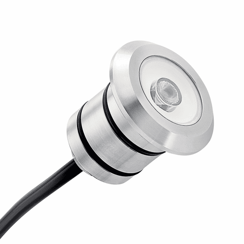 Kichler 12V 100 Lumen Landscape LED Mini Recessed Light - Steel - 16140SS30