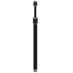 Kichler 12V Accent Light Adjustable Height Stem - Black - 15570BKT