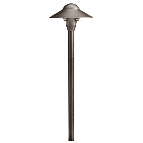 Kichler 12V Cast Brass 6" Dome Path Light - 15470CBR