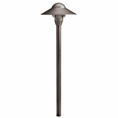 Kichler 12V Cast Brass 6" Dome Path Light - 15470CBR