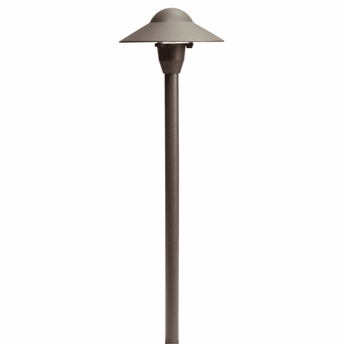 Kichler 12V Cast Brass 6" Dome Path Light - Bronze - 15470AZT