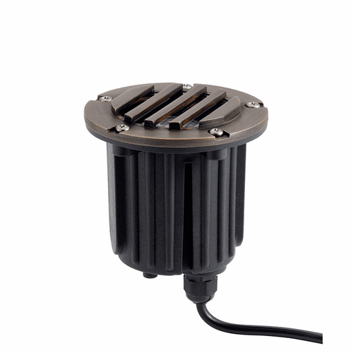 Kichler 12V In-Ground Brass Rock Guard - 15497CBR