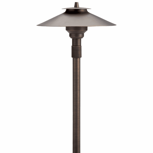 Kichler 12V Large Adjustable Height Path Light - Brass - 15503CBR