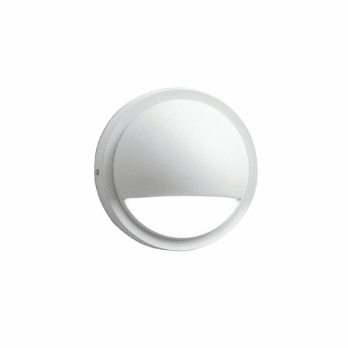 Kichler 12V LED 3000K Half Moon Deck Light - White - 15764WHT30R