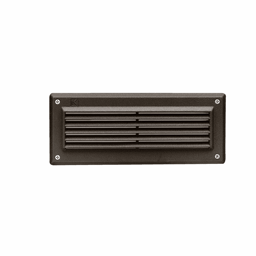 Kichler 12V Louvered Brick Light - Bronze - 15073AZT