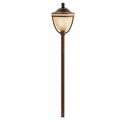Kichler 12V Round Lantern Path Light - Tannery Bronze - 15367TZT