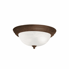 Kichler 13.25" 2-LT Flush Mount - Tannery Bronze - 8109TZ