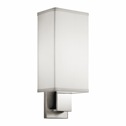 Kichler 14.25" LED Wall Sconce Brushed Nickel & Polished Chrome - 10438NCHLED