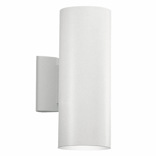 Kichler 2-LT Wall Cylinder - White - 9244WH