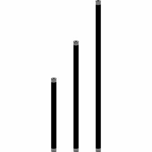 Kichler 24" Fixture Mounting Stems .5 NPSM - Black - 15658BKT