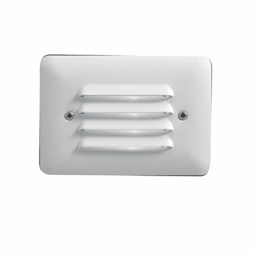 Kichler 2700K Louvered LED Mini Step Light in - White - 15782WHT27R