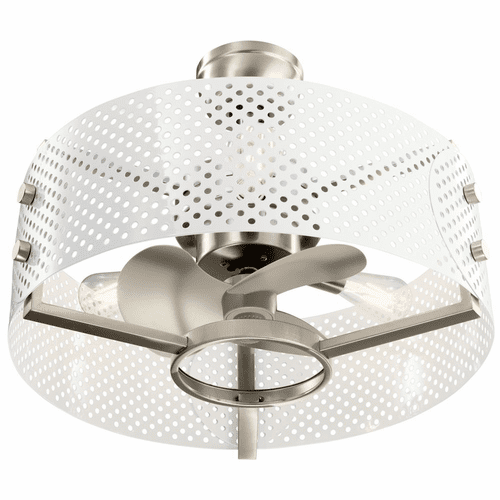 Kichler 3-LT LED 13" Eyrie Fan - Brushed Stainless Steel - 300041BSS