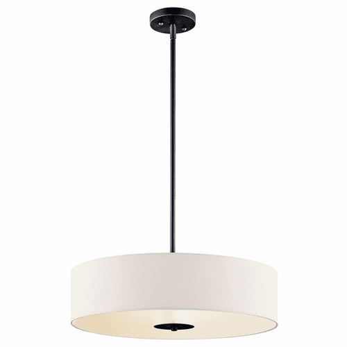 Kichler 3-LT Pendant - Black - 42121BK