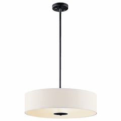 Kichler 3-LT Pendant - Black - 42121BK