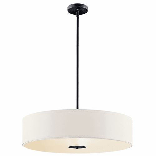 Kichler 3-LT Pendant - Black - 42122BK
