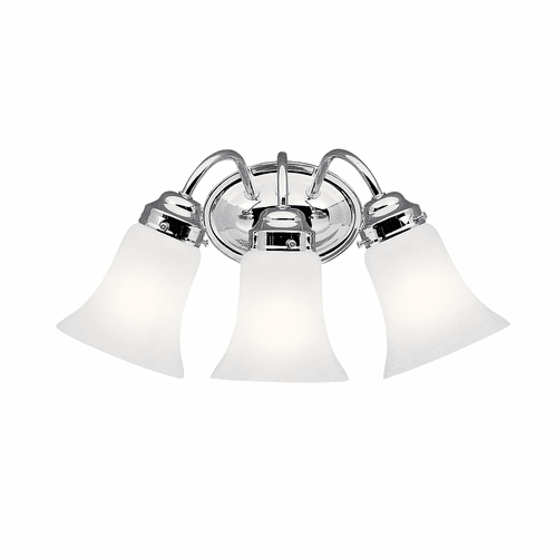 Kichler 3-LT Vanity Light Fixture - Chrome - 6123CH