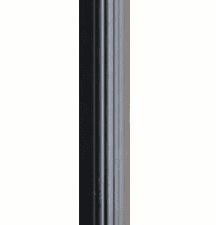 Kichler 3" x 84" Direct Burial Fluted Post - Black - 9595BK