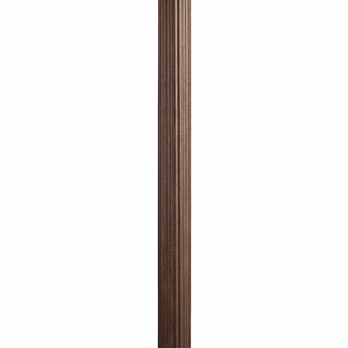 Kichler 3" x 84" Direct Burial Fluted Post Brownstone - Brown Stone - 9595BST