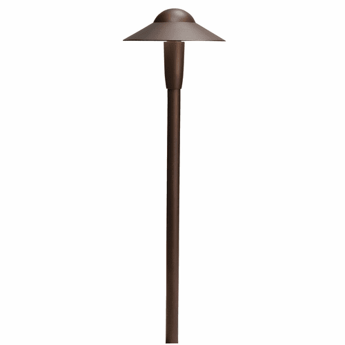 Kichler 3000K 6" Dome LED Path Light - Bronze - 15870AZT30R