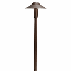 Kichler 3000K 6" Dome LED Path Light - Bronze - 15870AZT30R