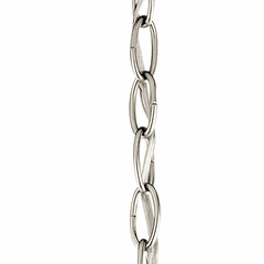 Kichler 36" Standard Gauge Chain - Brushed Nickel - 2996NI Kichler 36" Standard Gauge Chain - Brushed Nickel - 2996NI