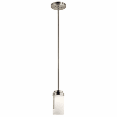 Kichler 4.5" 1-LT LED Mini Pendant - Brushed Nickel - 11305NILED