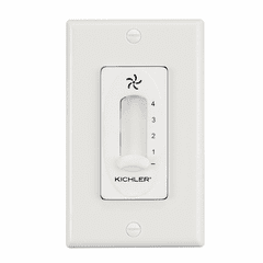 Kichler 4 Speed Ceiling Fan Slide Control - White - 337012WH