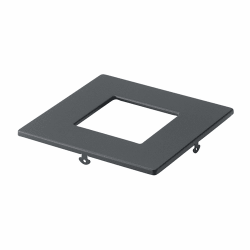 Kichler 4" Square Slim Downlight Trim - Textured Black - DLTSL04SBKT