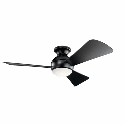 Kichler 44" Sola LED Ceiling Fan - Satin Black - 330151SBK