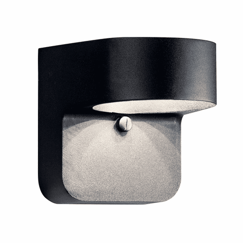 Kichler 5.5" 1-LT Wall Light - Black - 11077BKT
